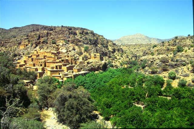 الجبل الاخضر في سلطنة عمان