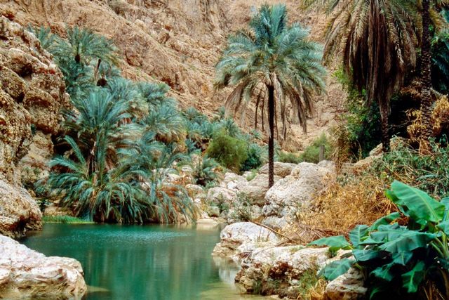 وادي شاب بسلطنة عمان
