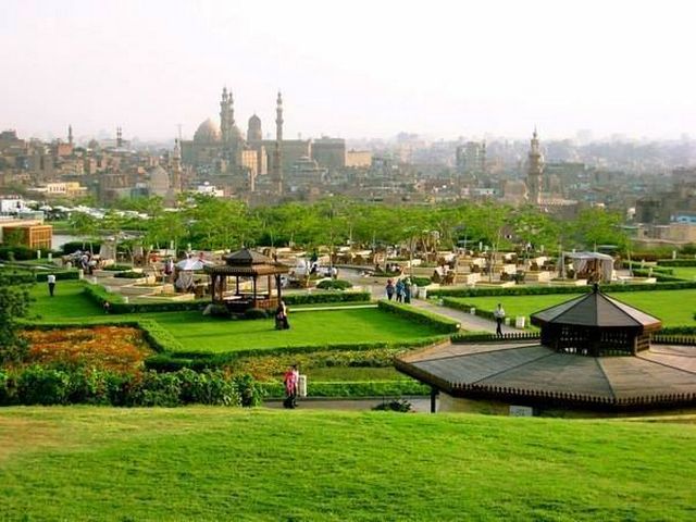 حديقة الازهر القاهرة