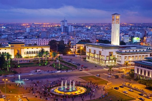 موقع ساحة محمد الخامس الدار البيضاء