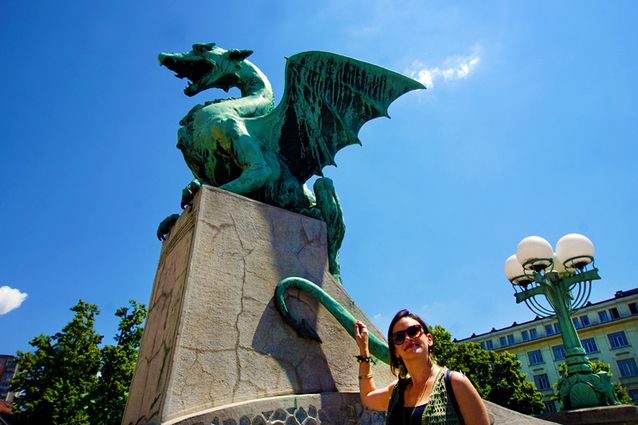 dragon bridge Ljubljana