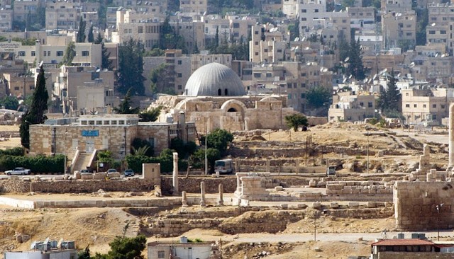 موقع جبل القلعة عمان